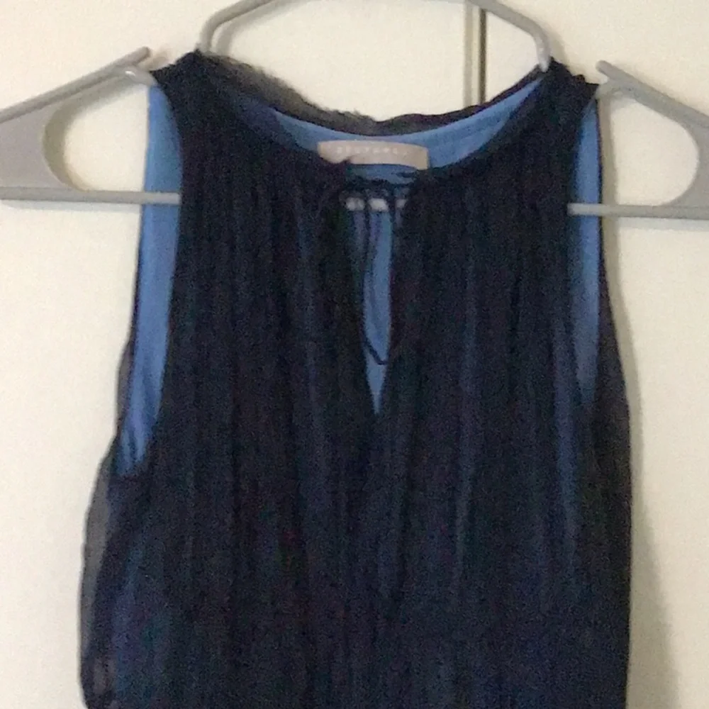 2 for $25 Stefanel blue silk sleeveless dress